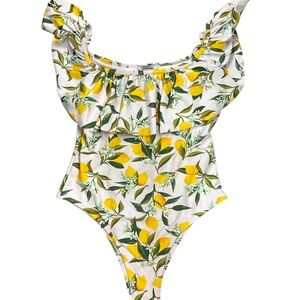 Revamped Lemon 🍋 Leaf  One Piece Swimsuit